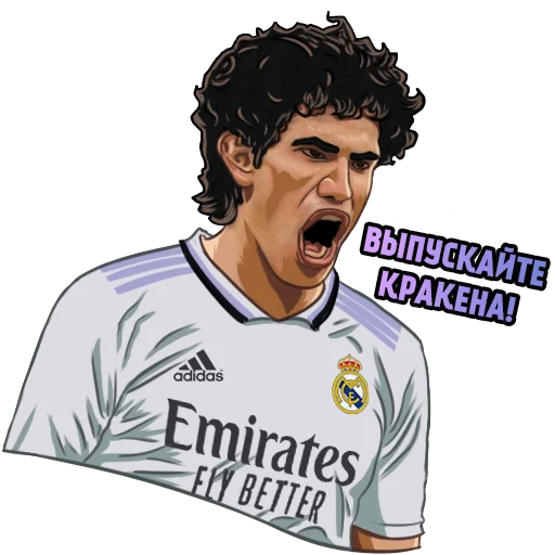 🗣 Стикер «Real Madrid Stickers» для Telegram