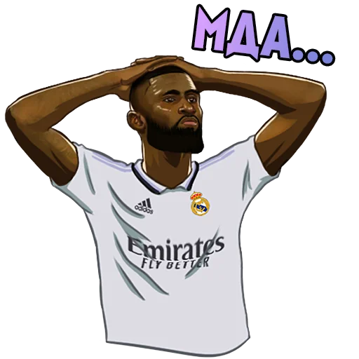 😐 Стикер «Real Madrid Stickers» для Telegram
