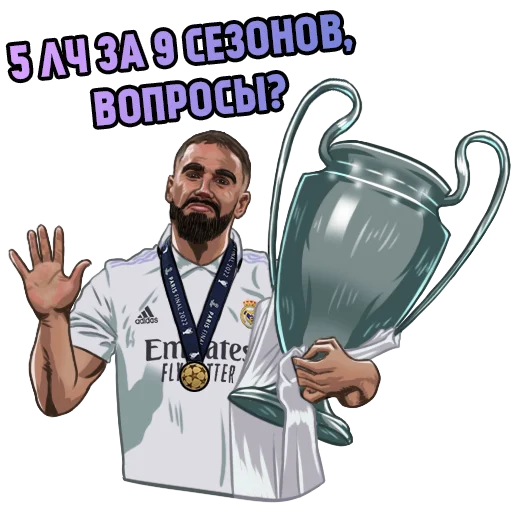 🏆 Стикер «Real Madrid Stickers» для Telegram