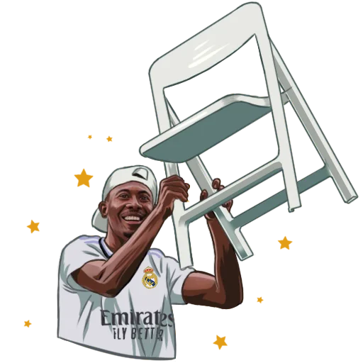 🪑 Стикер «Real Madrid Stickers» для Telegram