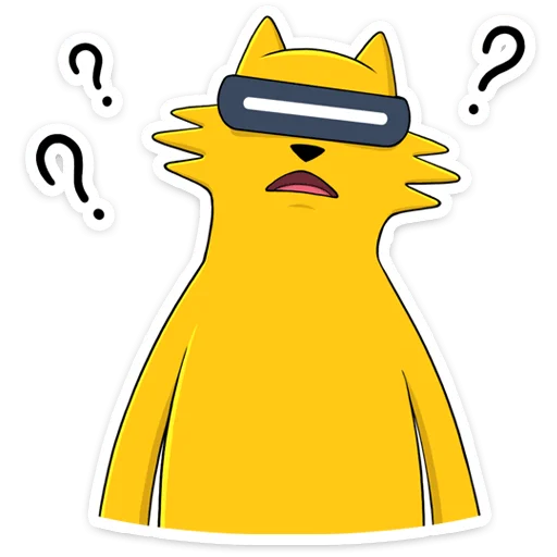 🤔 Стикер «Реалмяу» для Telegram