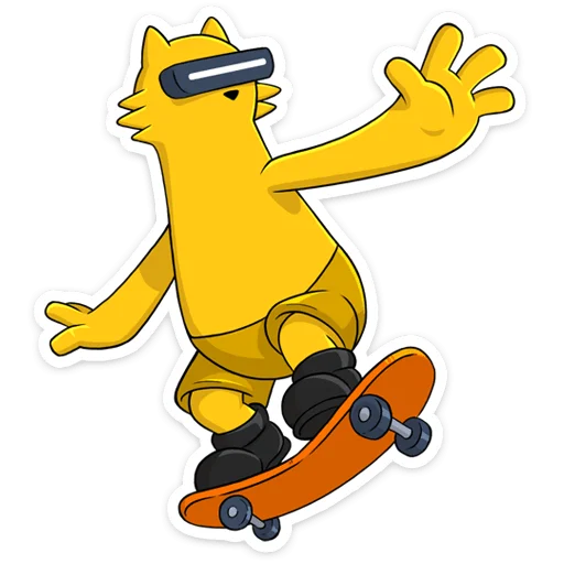 🛹 Стикер «Реалмяу» для Telegram