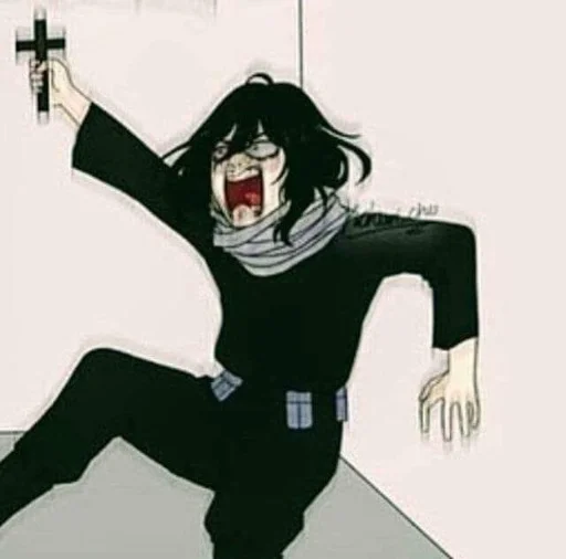 🖤 Стикер «anime pack» для Telegram