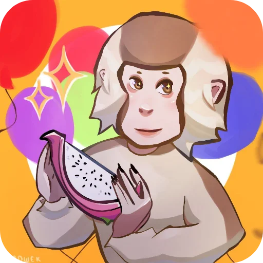 🥰 Стикер «Бибизьянки» для Telegram