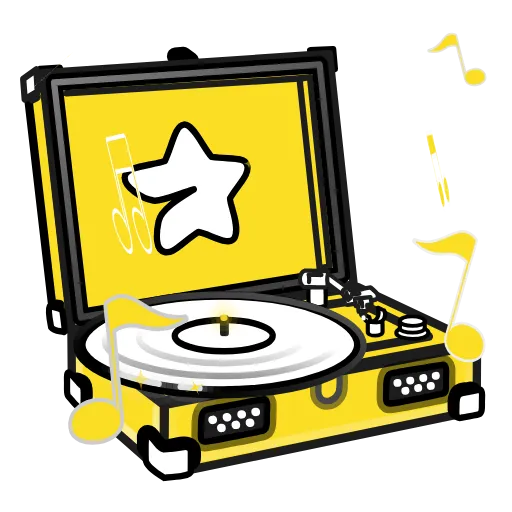 🎵 Эмодзи «Record Player» для Telegram