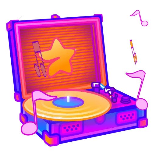 🎵 Эмодзи «Record Player» для Telegram