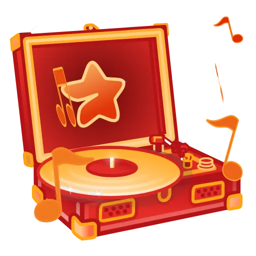 🎵 Эмодзи «Record Player» для Telegram