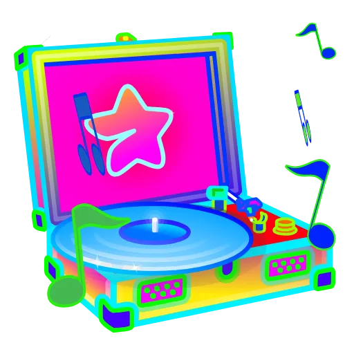 🎵 Эмодзи «Record Player» для Telegram