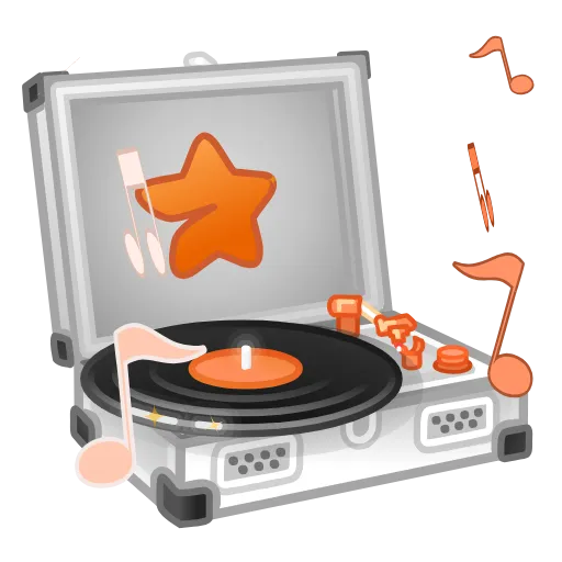 🎵 Эмодзи «Record Player» для Telegram