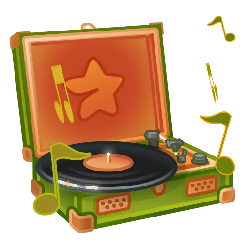 🎵 Эмодзи «Record Player» для Telegram