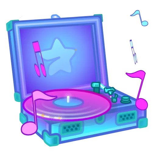 🎵 Эмодзи «Record Player» для Telegram