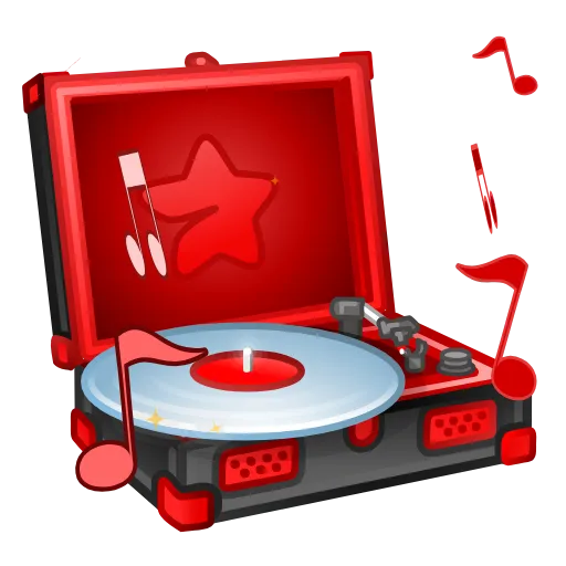 🎵 Эмодзи «Record Player» для Telegram