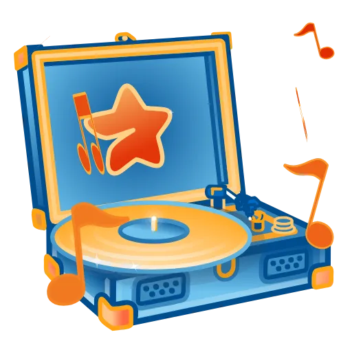 🎵 Эмодзи «Record Player» для Telegram