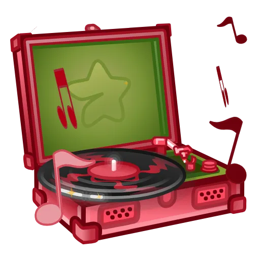🎵 Эмодзи «Record Player» для Telegram