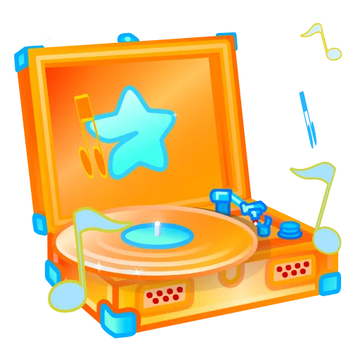 🎵 Эмодзи «Record Player» для Telegram