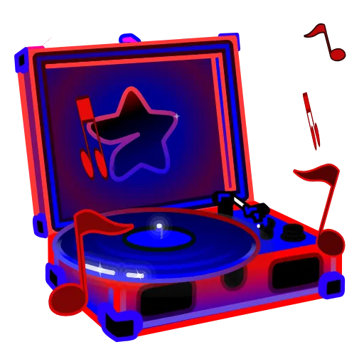 🎵 Эмодзи «Record Player» для Telegram
