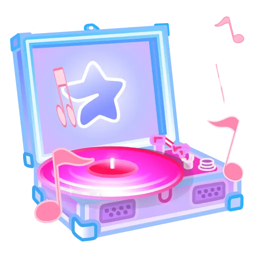 🎵 Эмодзи «Record Player» для Telegram