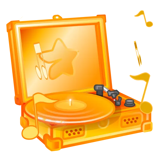 🎵 Эмодзи «Record Player» для Telegram