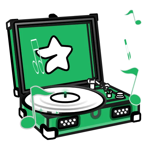 🎵 Эмодзи «Record Player» для Telegram