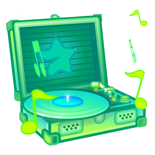 🎵 Эмодзи «Record Player» для Telegram