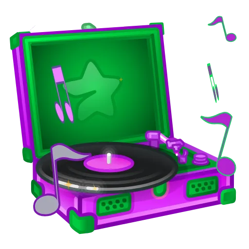 🎵 Эмодзи «Record Player» для Telegram