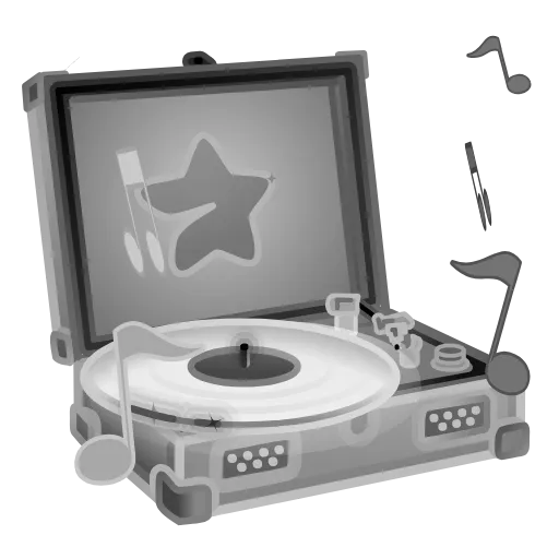 🎵 Эмодзи «Record Player» для Telegram