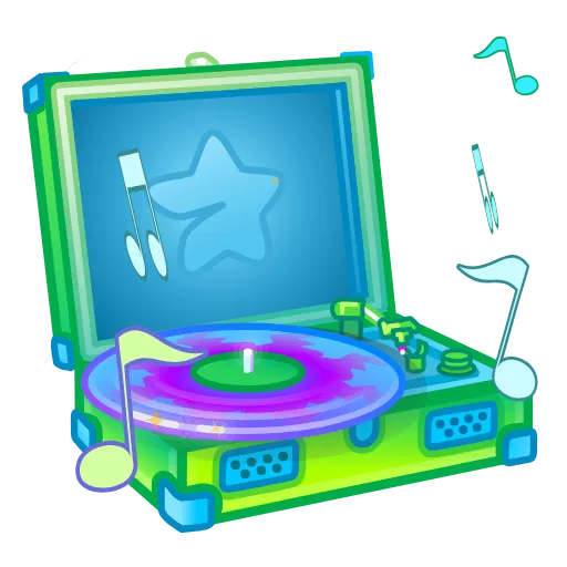 🎵 Эмодзи «Record Player» для Telegram