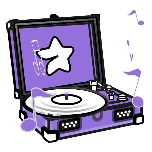 🎵 Эмодзи «Record Player» для Telegram