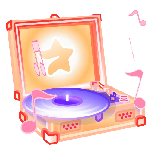 🎵 Эмодзи «Record Player» для Telegram