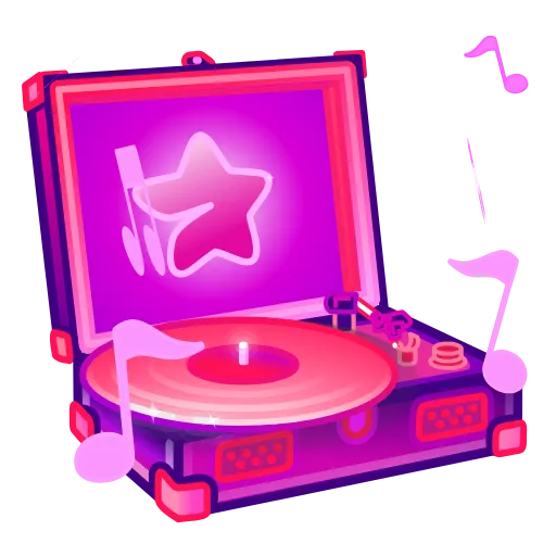 🎵 Эмодзи «Record Player» для Telegram