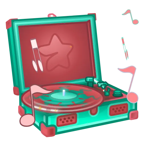🎵 Эмодзи «Record Player» для Telegram