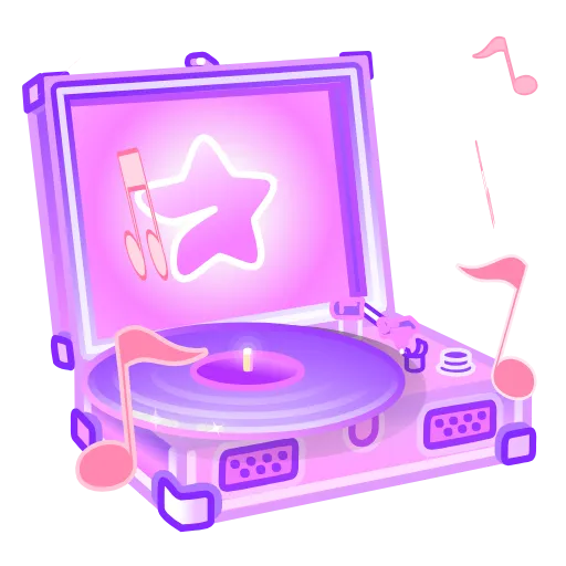 🎵 Эмодзи «Record Player» для Telegram