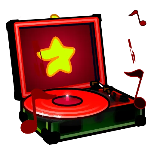 🎵 Эмодзи «Record Player» для Telegram