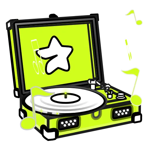🎵 Эмодзи «Record Player» для Telegram