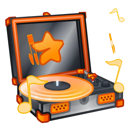 🎵 Эмодзи «Record Player» для Telegram