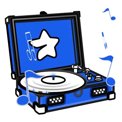 🎵 Эмодзи «Record Player» для Telegram