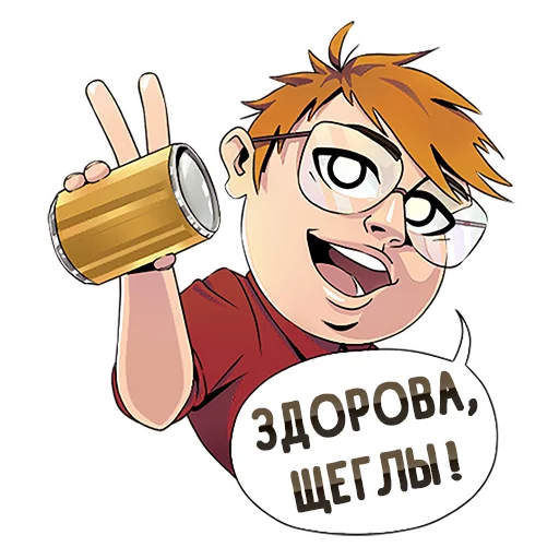 Стикерпак RED21 для Telegram — скачать