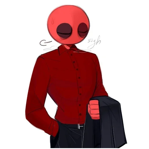 🍔 Стикер «Red / Rainbow friends» для Telegram