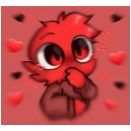 🍔 Стикер «Red / Rainbow friends» для Telegram