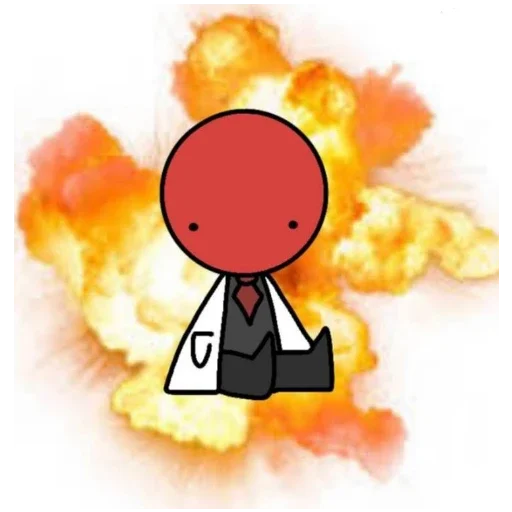 🍔 Стикер «Red / Rainbow friends» для Telegram