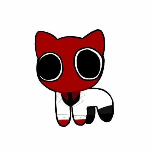 🍔 Стикер «Red / Rainbow friends» для Telegram