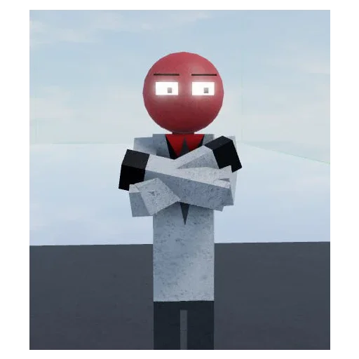 🍔 Стикер «Red / Rainbow friends» для Telegram