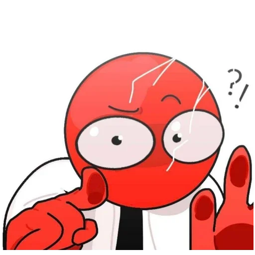 🍔 Стикер «Red / Rainbow friends» для Telegram