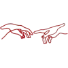 🤩 Эмодзи «red and black» для Telegram