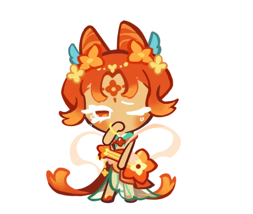 🤩 Стикер «Red Osmanthus Cookie» для Telegram