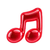 🎵 Эмодзи «красные эмодзи» для Telegram