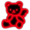 🧸 Эмодзи «red&black» для Telegram