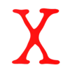 🤍 Эмодзи «red and white font» для Telegram