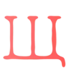 🤍 Эмодзи «red and white font» для Telegram