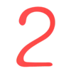 🤍 Эмодзи «red and white font» для Telegram